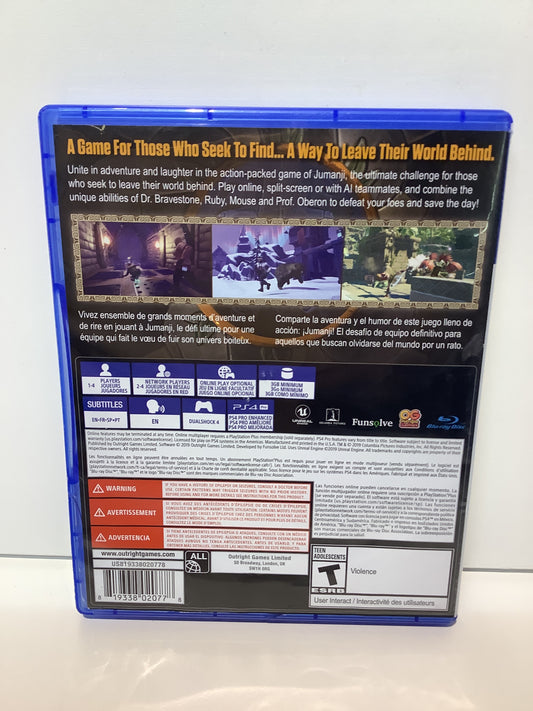 Jumanji: The Video Game - Playstation 4