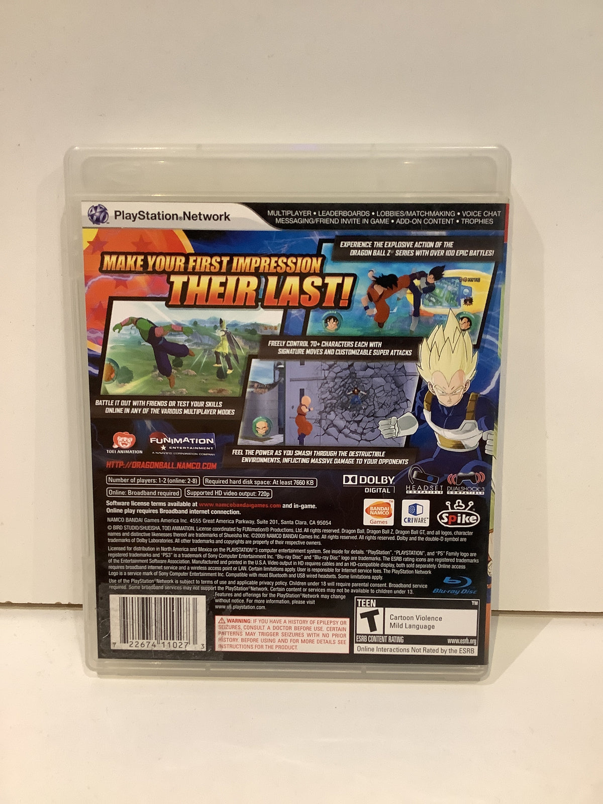 Dragon Ball: Raging Blast - Playstation 3