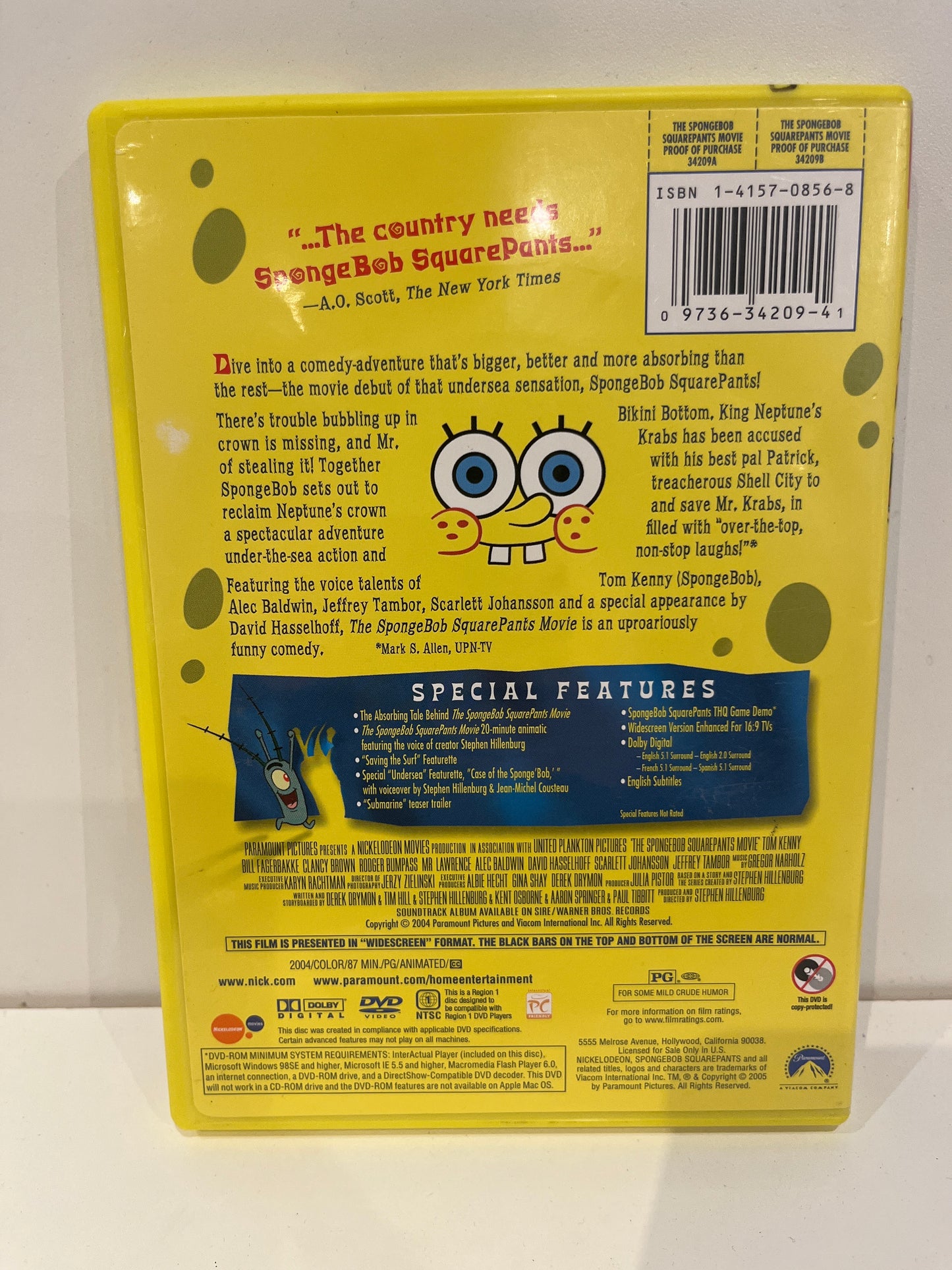 The Spongebob Squarepants Movie - DVD