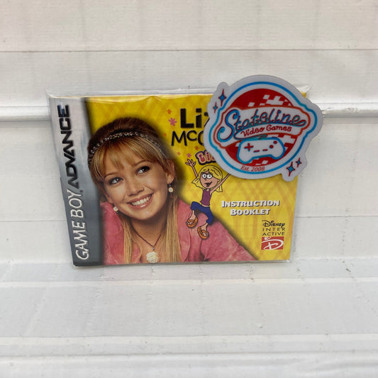 Disney's Lizzie McGuire 2 Lizzie Diaries Game + TV Episode - GameBoy Advance