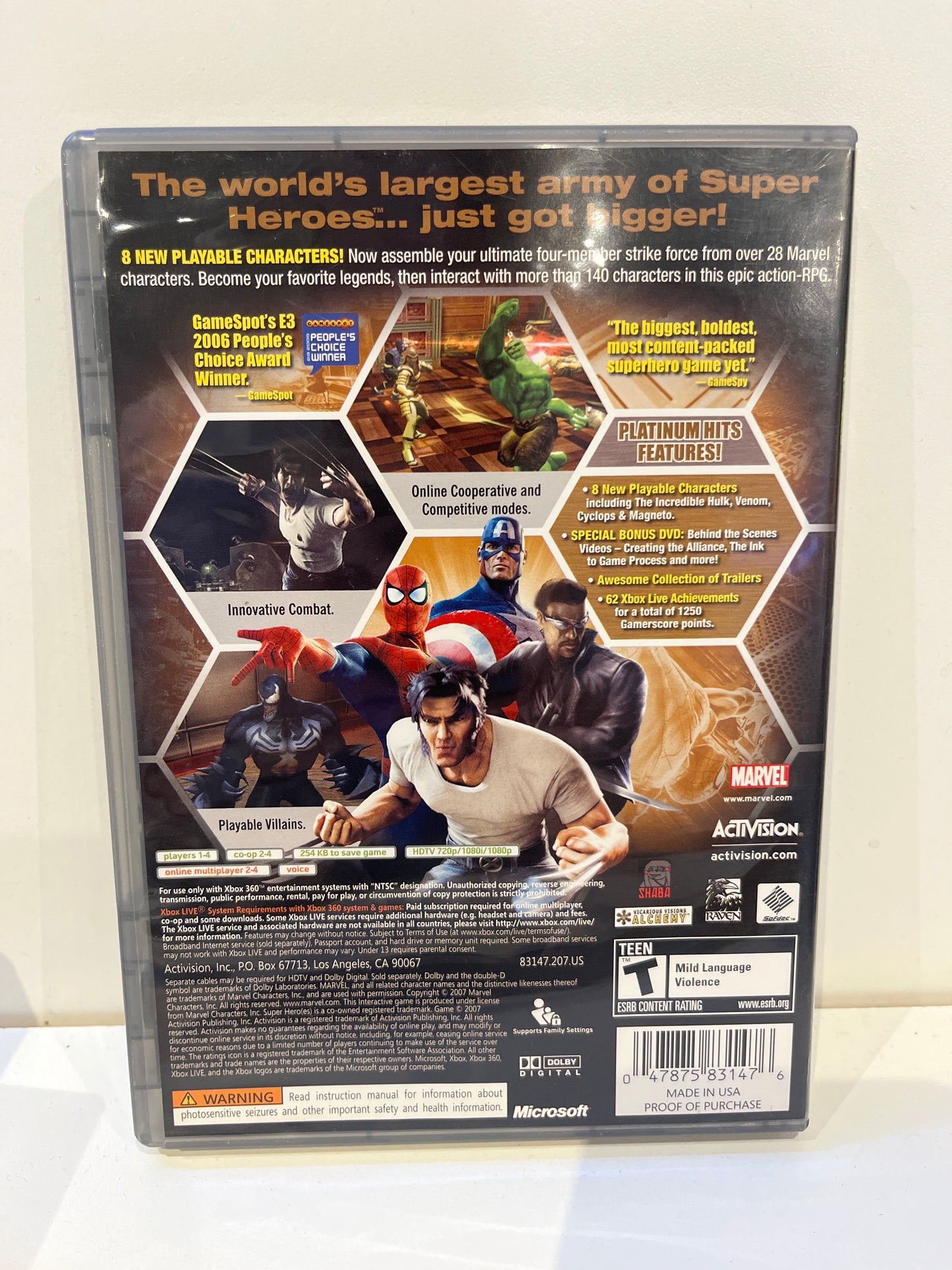 Marvel Ultimate Alliance Special Edition - Xbox 360