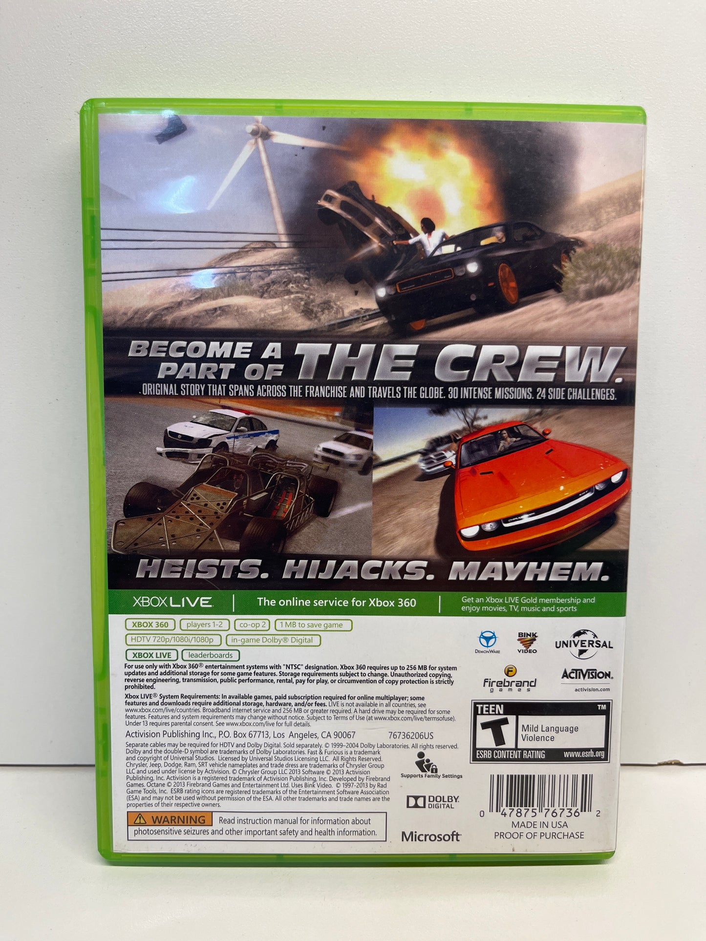 Fast and the Furious: Showdown - Xbox 360