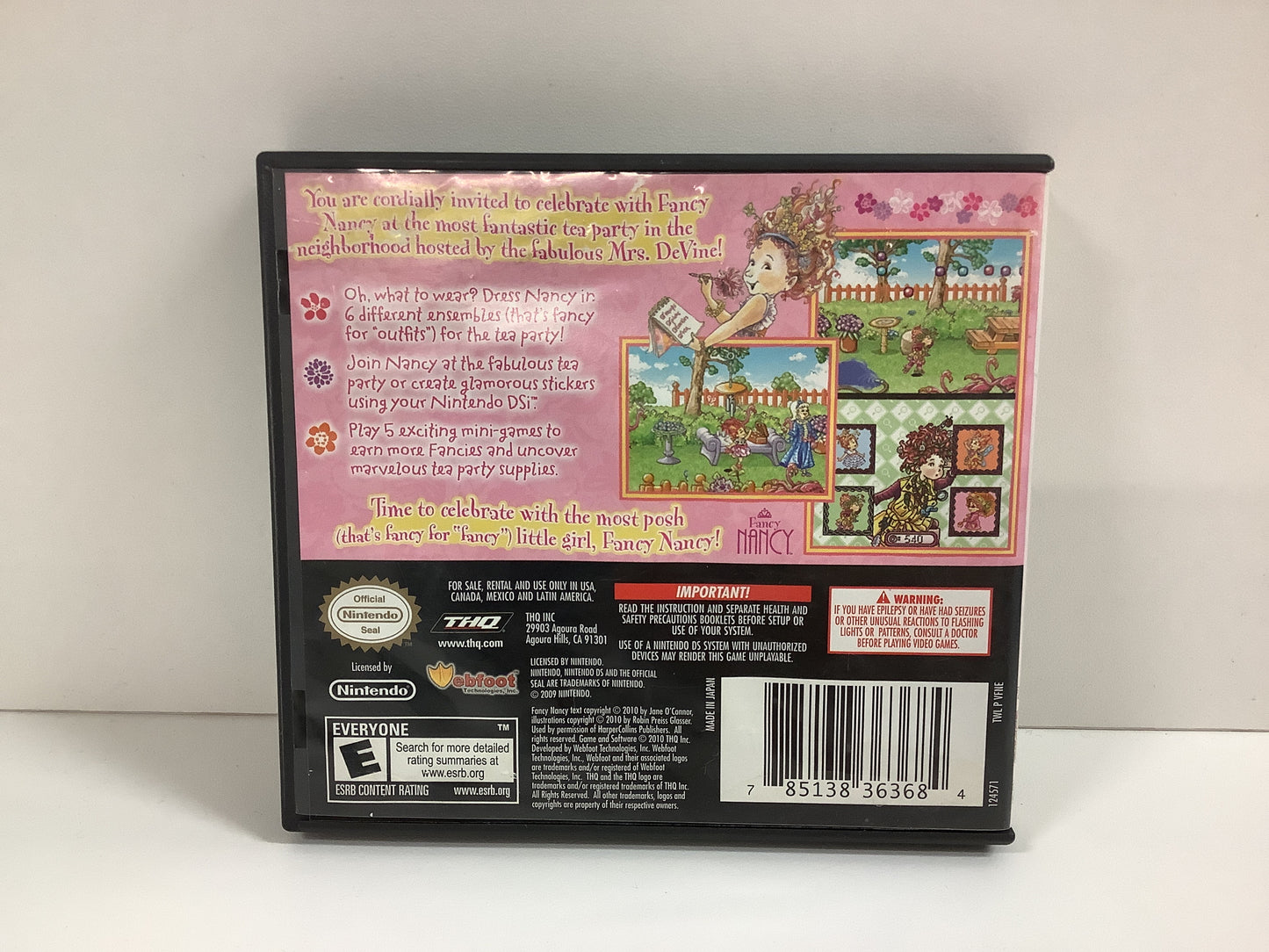 Fancy Nancy: Tea Party Time - Nintendo DS