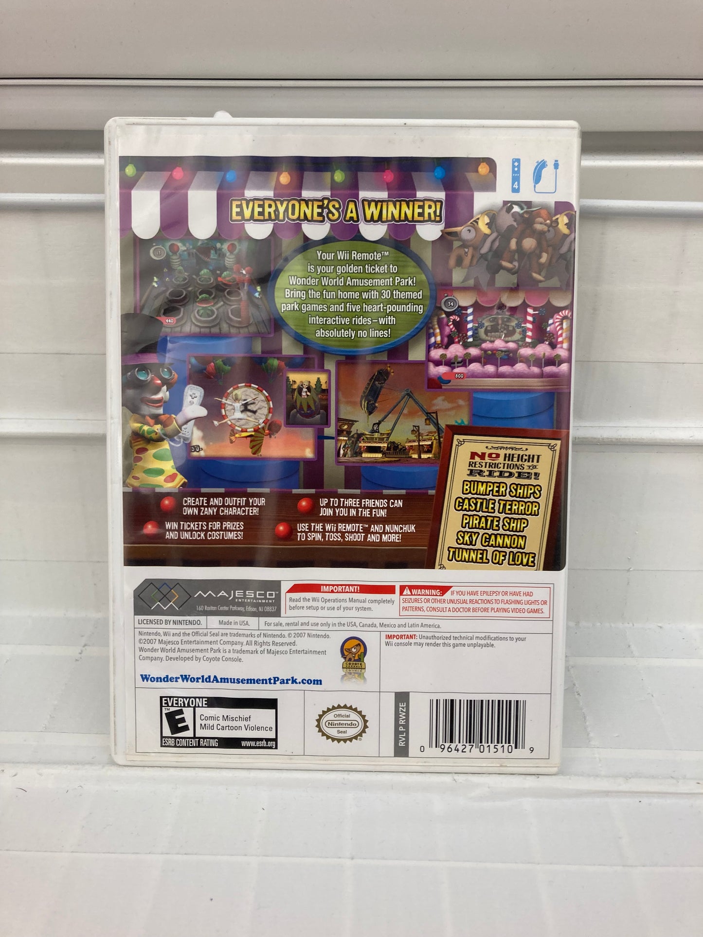 Wonder World Amusement Park - Wii