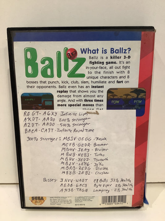 Ballz - Sega Genesis