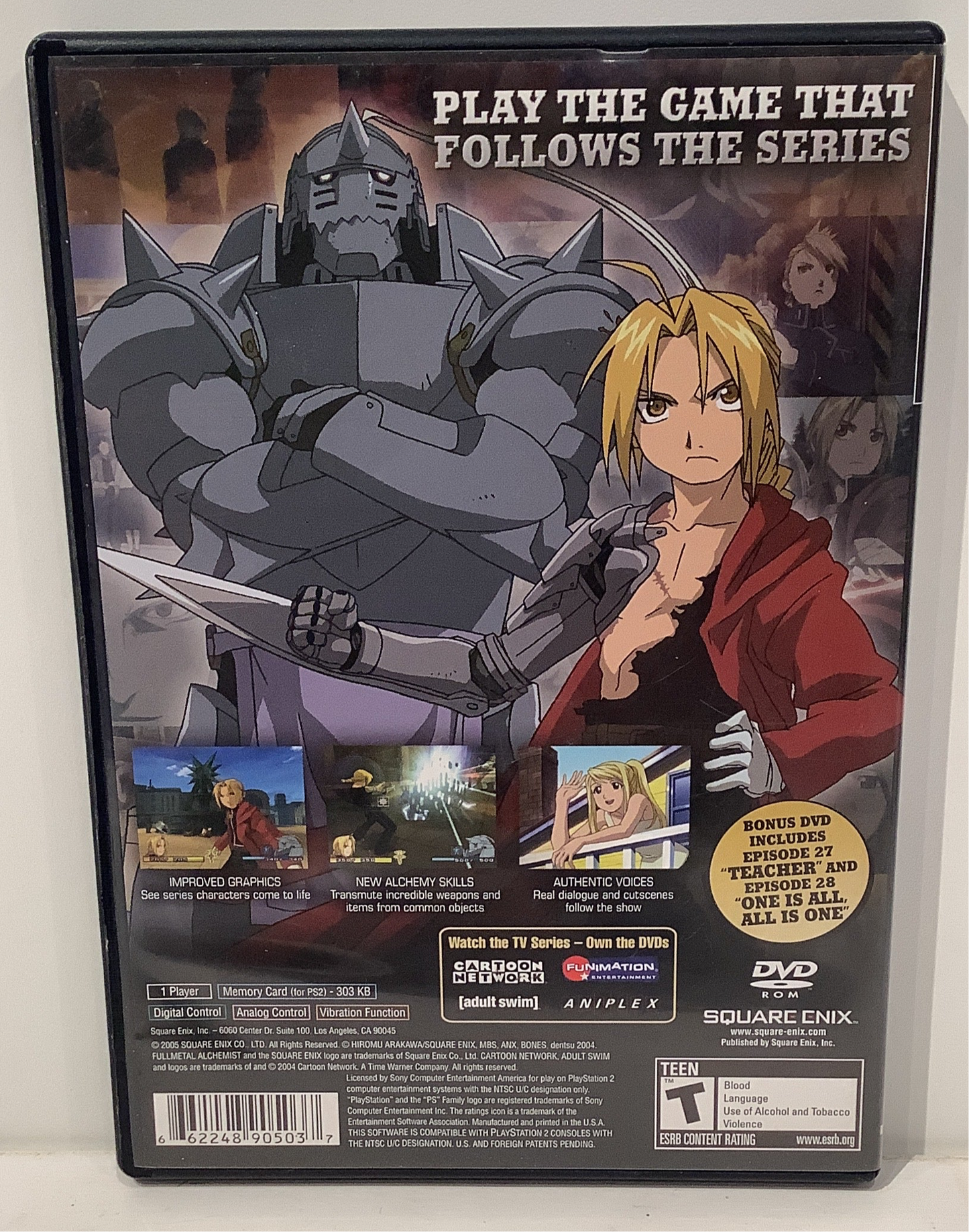 Fullmetal Alchemist 2 Curse of the Crimson Elixir - Playstation 2