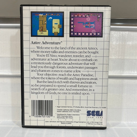 Aztec Adventure - Sega Master System