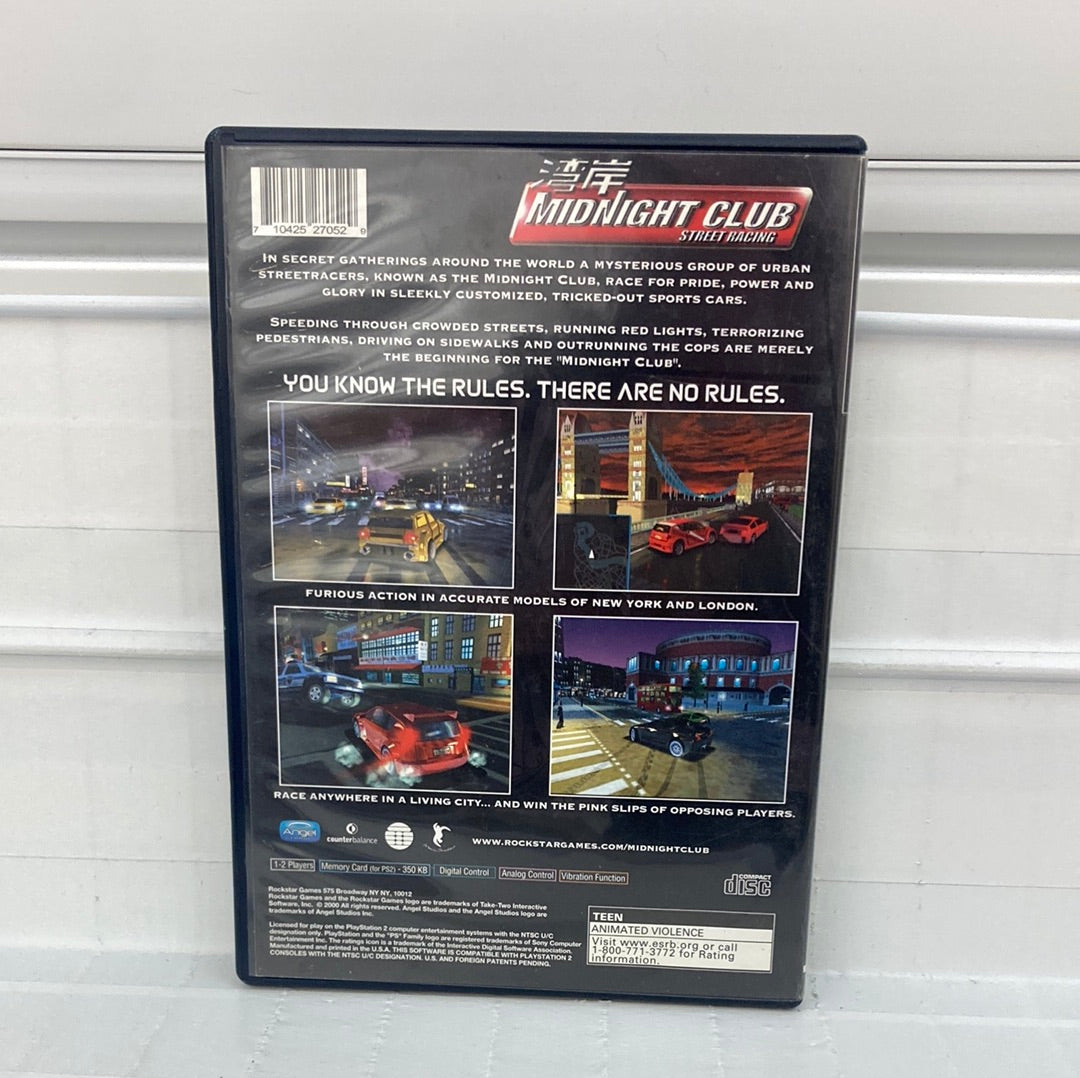 Midnight Club Street Racing - Playstation 2