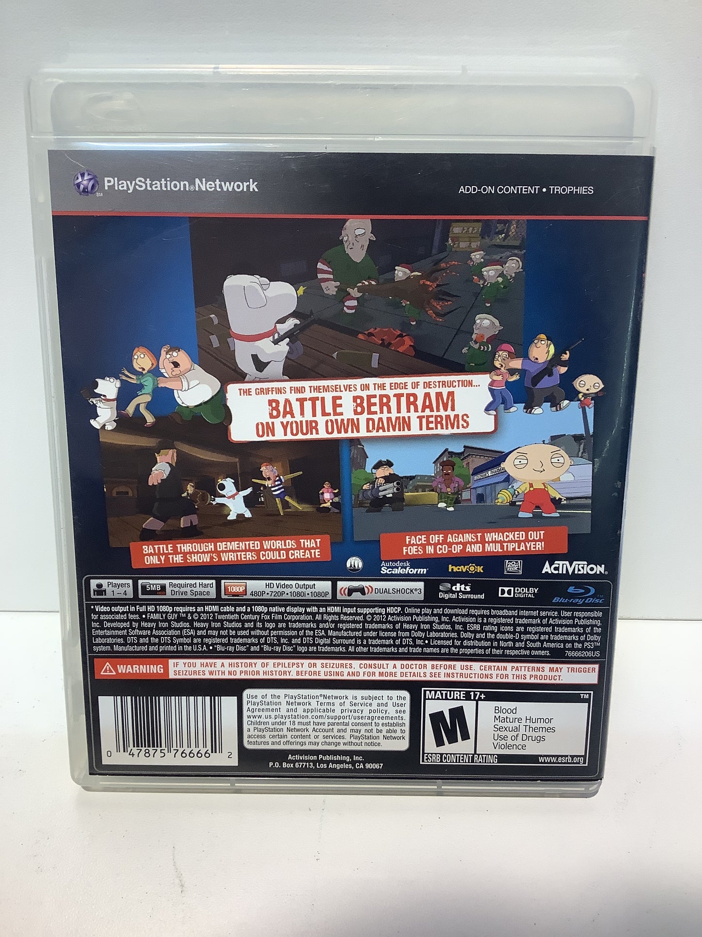 Family Guy: Back To The Multiverse - Playstation 3