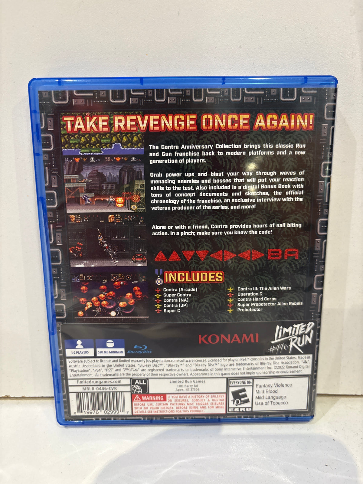Contra Anniversary Collection - Playstation 4