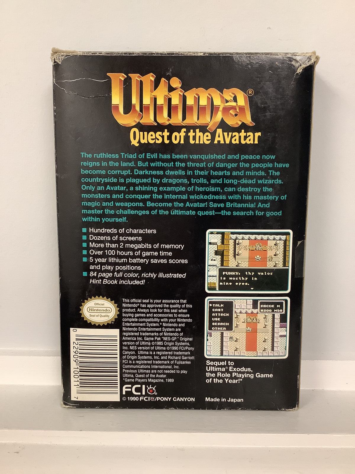 Ultima Quest of the Avatar - NES