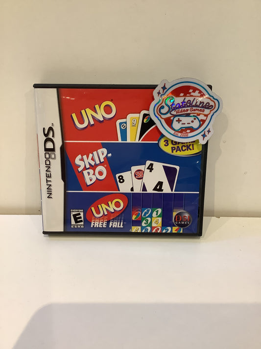 Uno & SkipBo & Free Fall - Nintendo DS