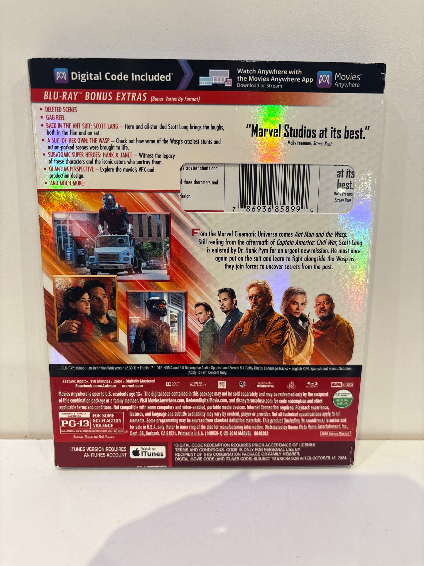 Ant-Man and the Wasp - Blu-Ray