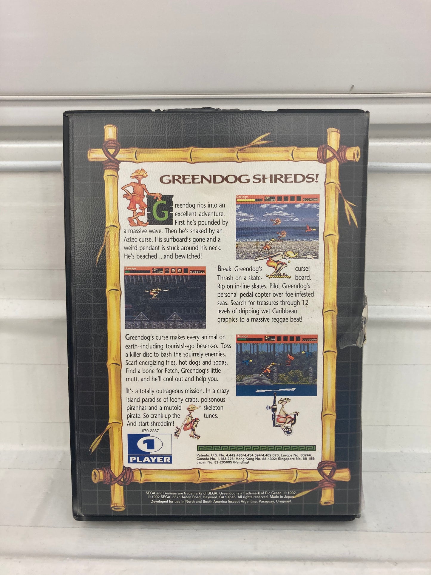 Greendog Beached Surfer Dude - Sega Genesis