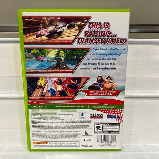 Sonic & All-Stars Racing Transformed - Xbox 360