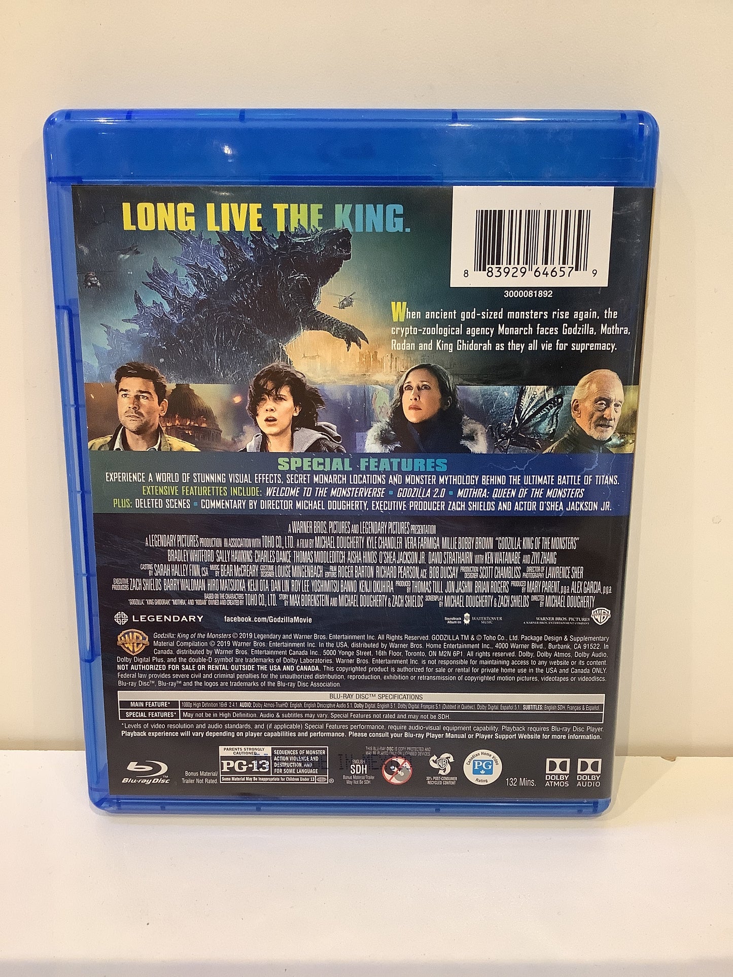 Godzilla: King of the Monsters - Blu-Ray