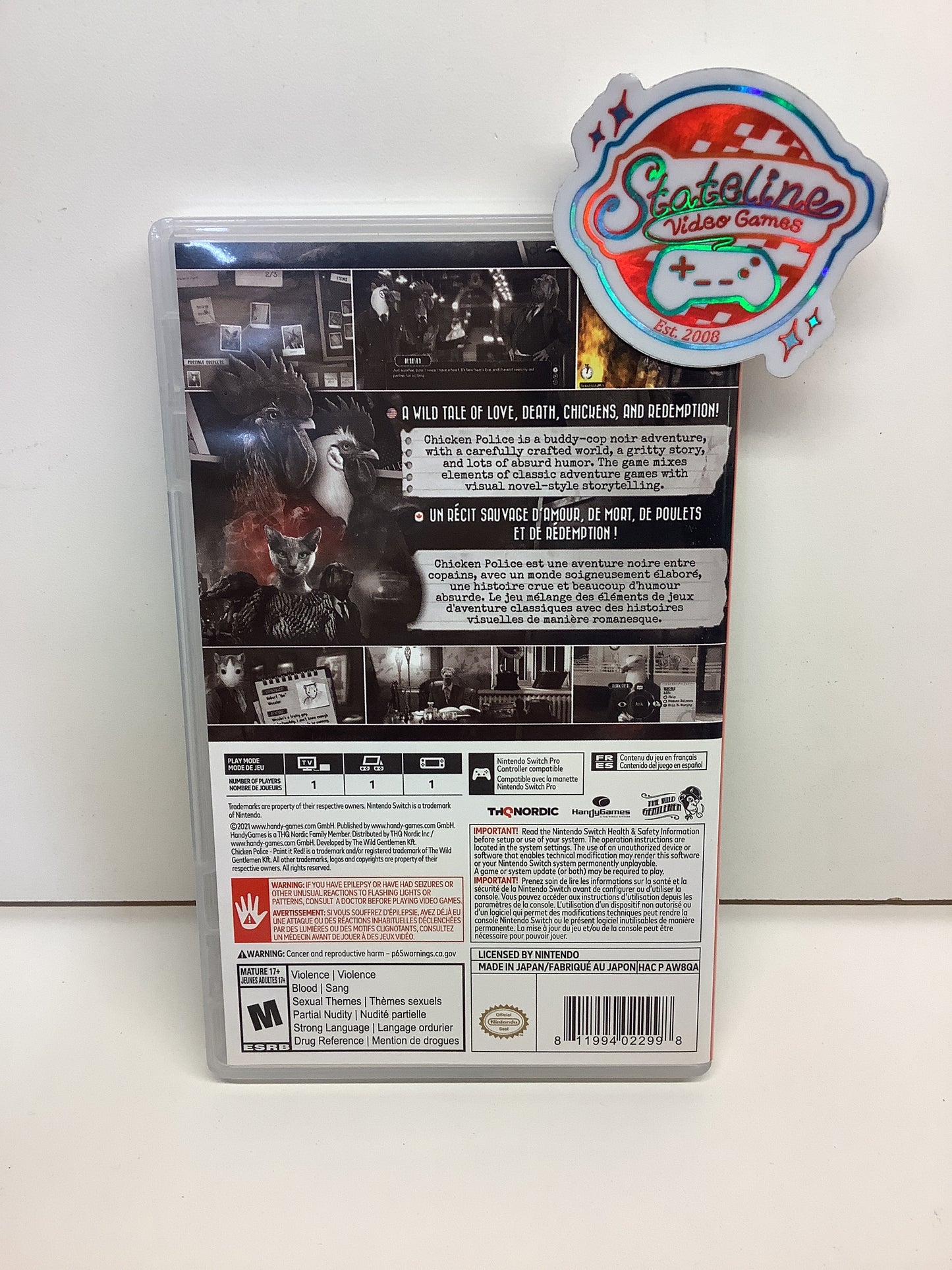 Chicken Police: Paint it Red - Nintendo Switch