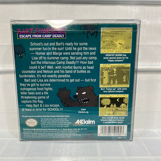 Bart Simpson's Escape from Camp Deadly - GameBoy