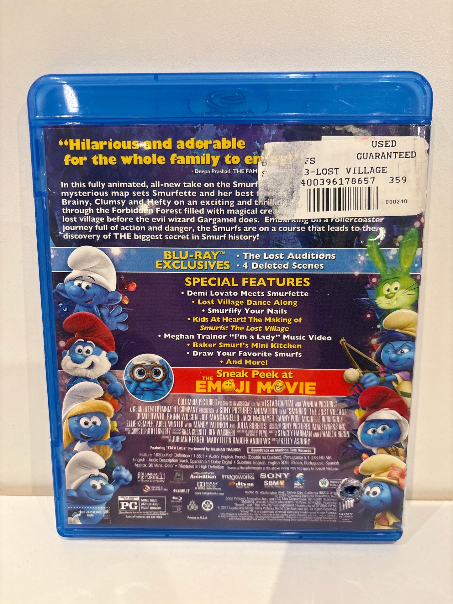 Smurfs: The Lost Village - Blu-Ray