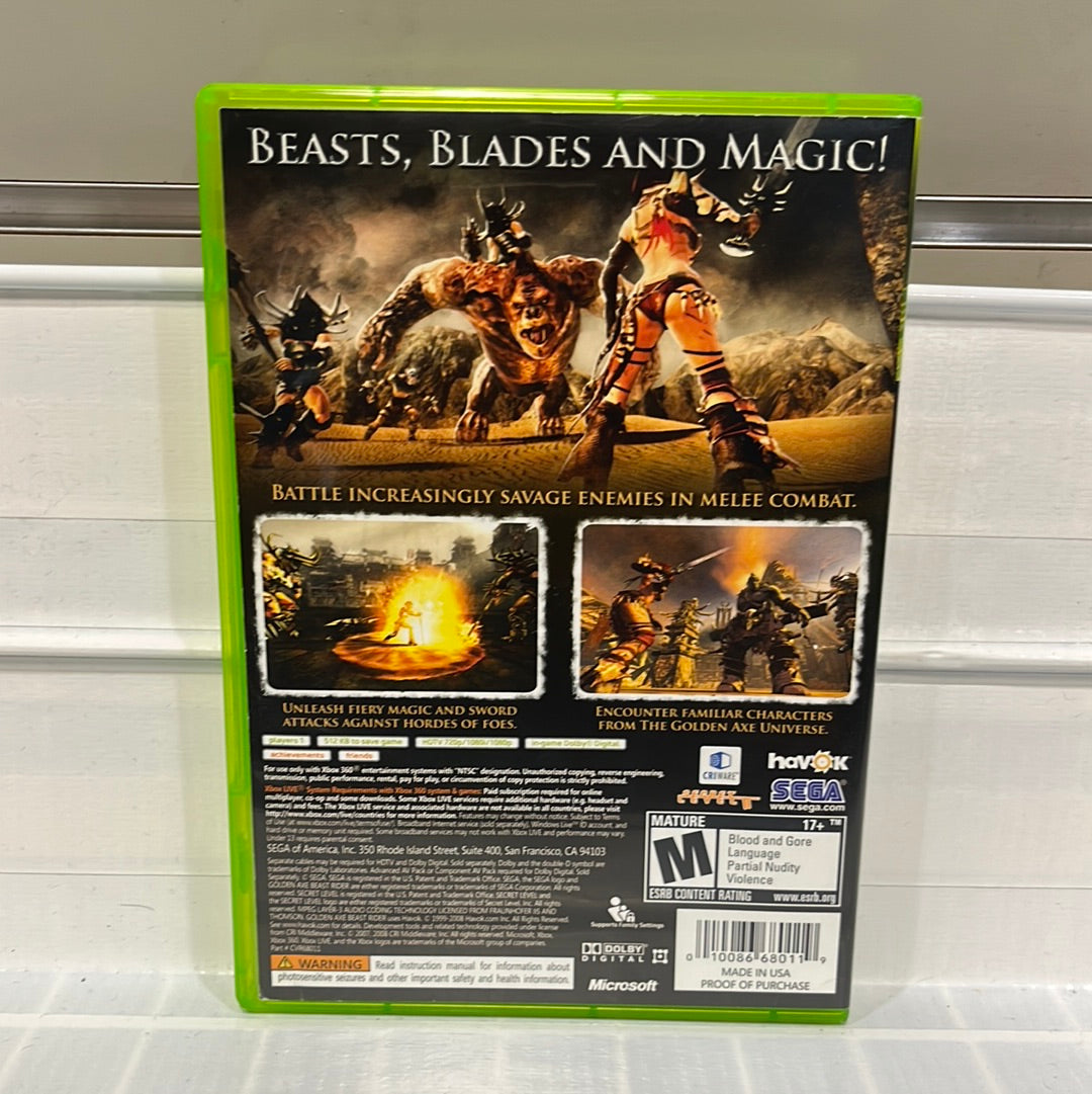 Golden Axe Beast Rider - Xbox 360