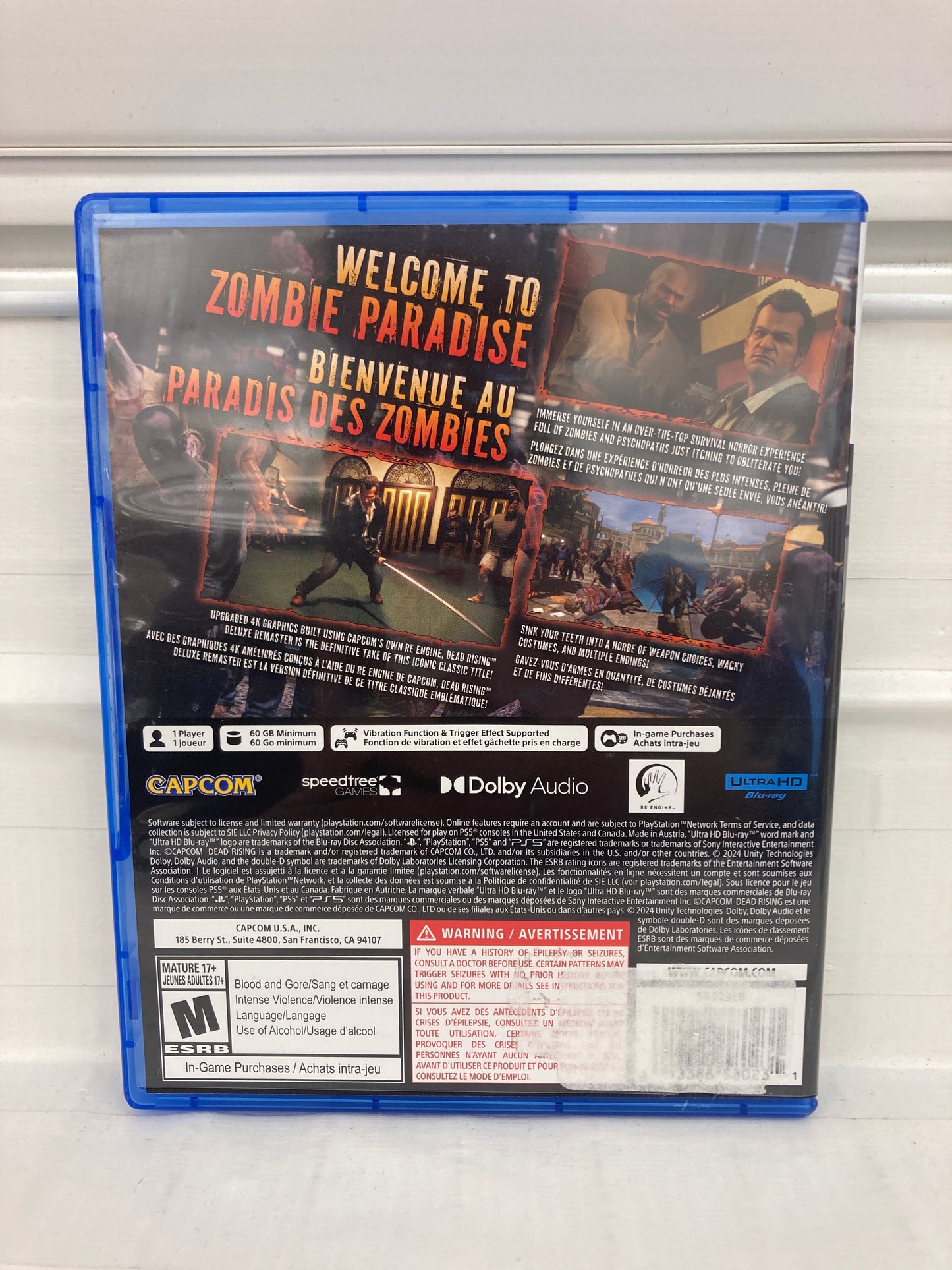 Dead Rising Deluxe Remaster - Playstation 5