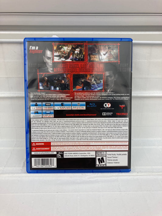 Dead or Alive 5 Last Round - Playstation 4