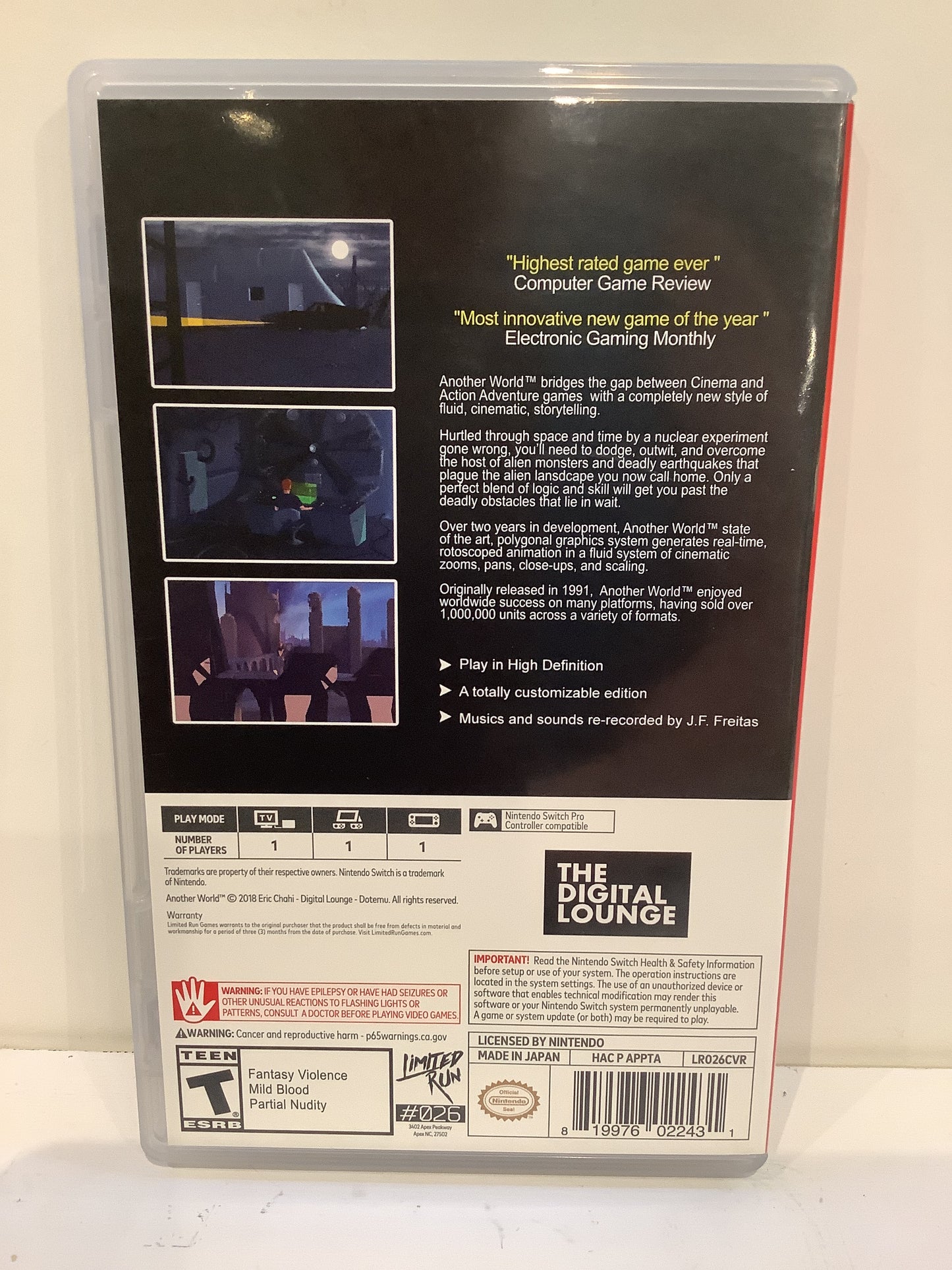 Another World - Nintendo Switch