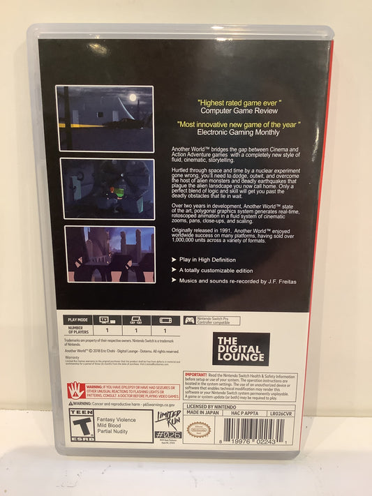 Another World - Nintendo Switch
