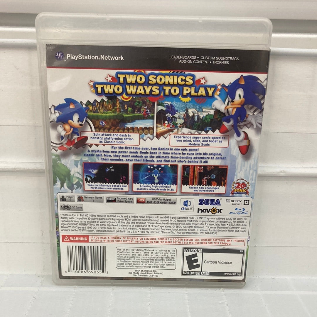 Sonic Generations - Playstation 3