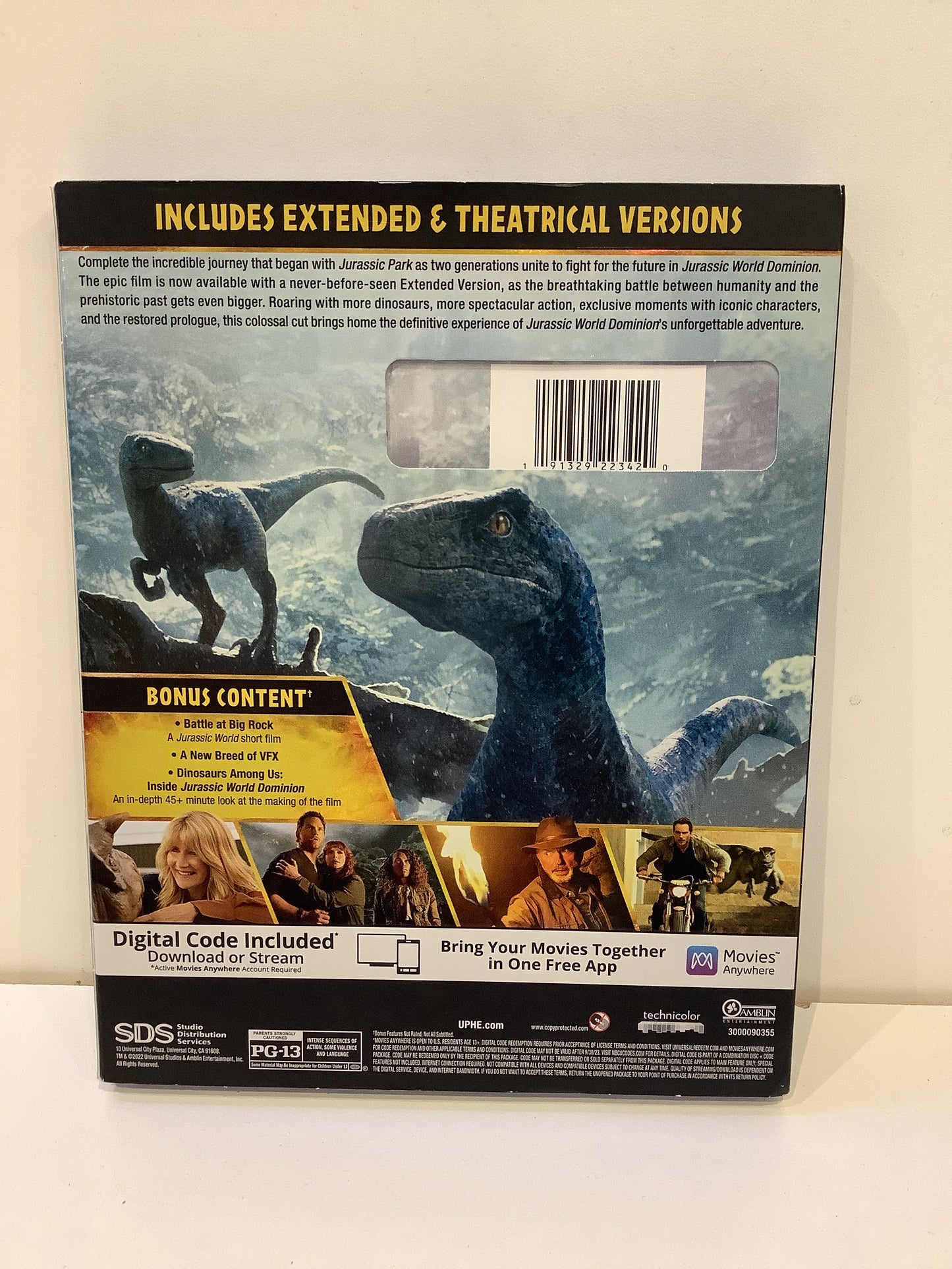 Jurassic World: Dominion - Blu-Ray
