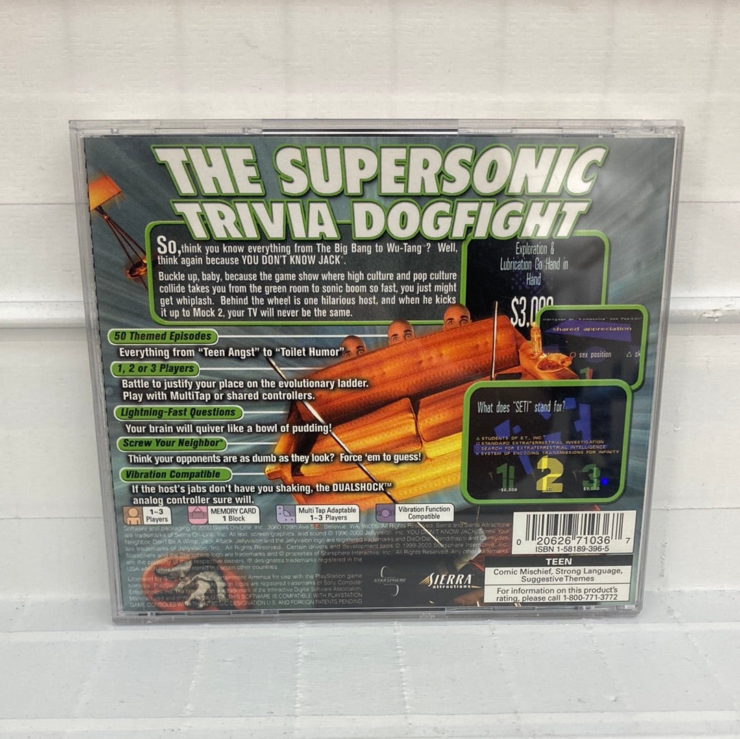 You Don't Know Jack Mock 2 - Playstation