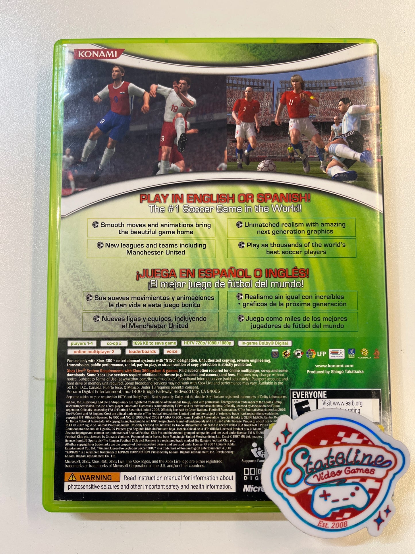 Winning Eleven Pro Evolution Soccer 2007 - Xbox 360