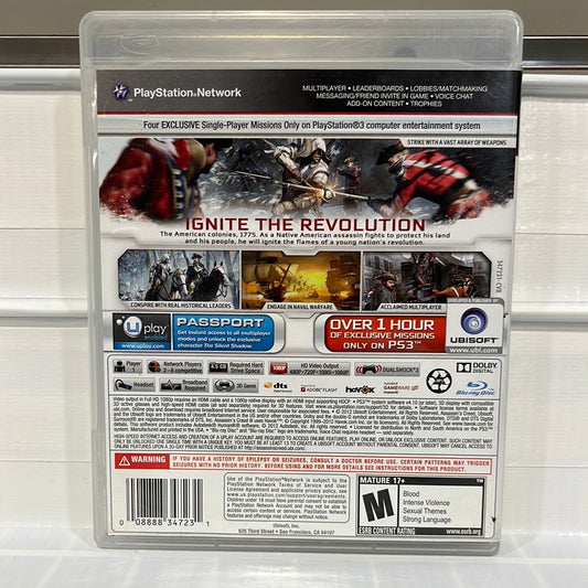 Assassin's Creed III - Playstation 3