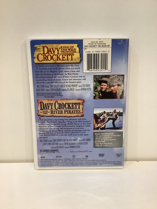 Davy Crockett King of the Wild Frontier & The River Pirates - DVD