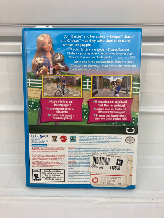 Barbie and Her Sisters: Puppy Rescue - Wii U