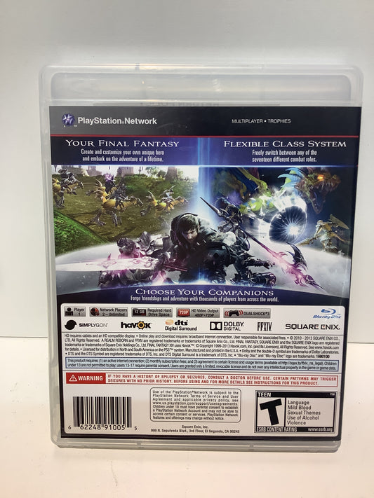 Final Fantasy XIV: A Realm Reborn - Playstation 3