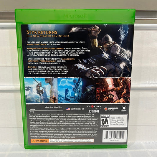 Styx: Shards of Darkness - Xbox One