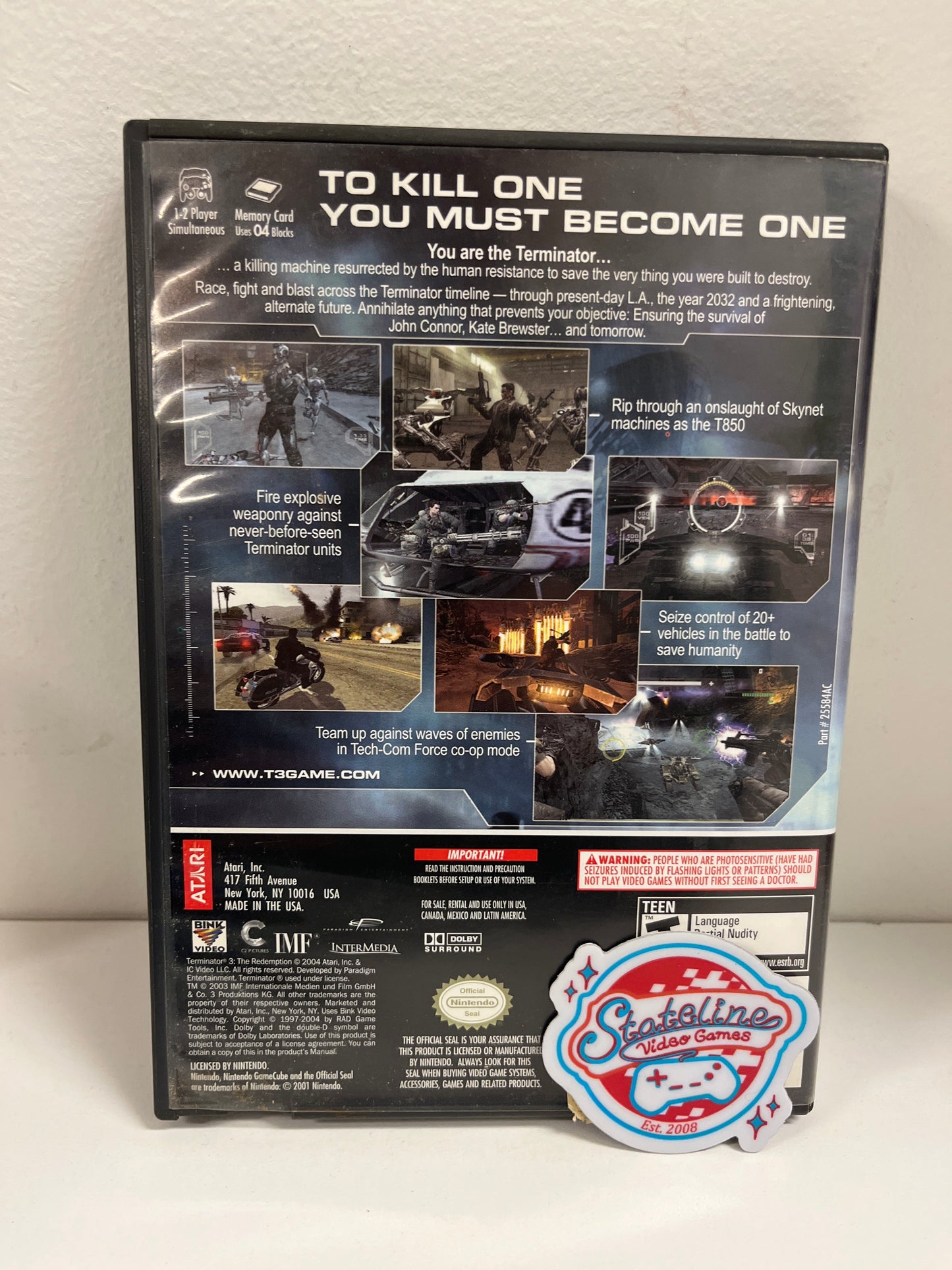 Terminator 3 Redemption - Gamecube