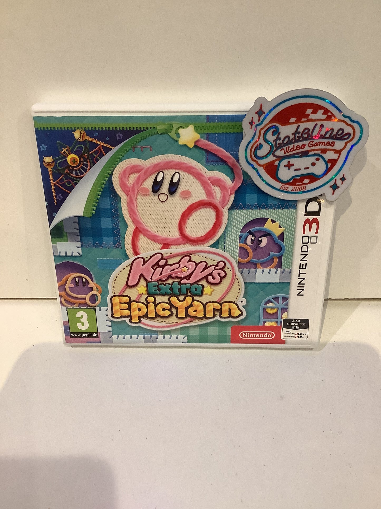 Kirby's Extra Epic Yarn - Nintendo 3DS
