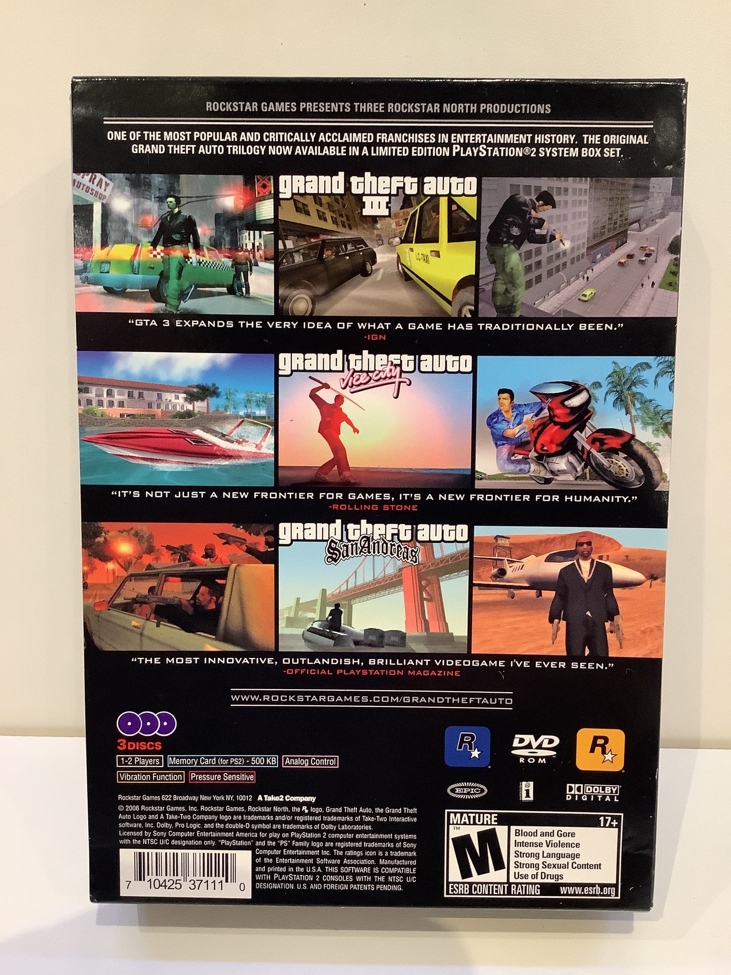Grand Theft Auto Trilogy - Playstation 2