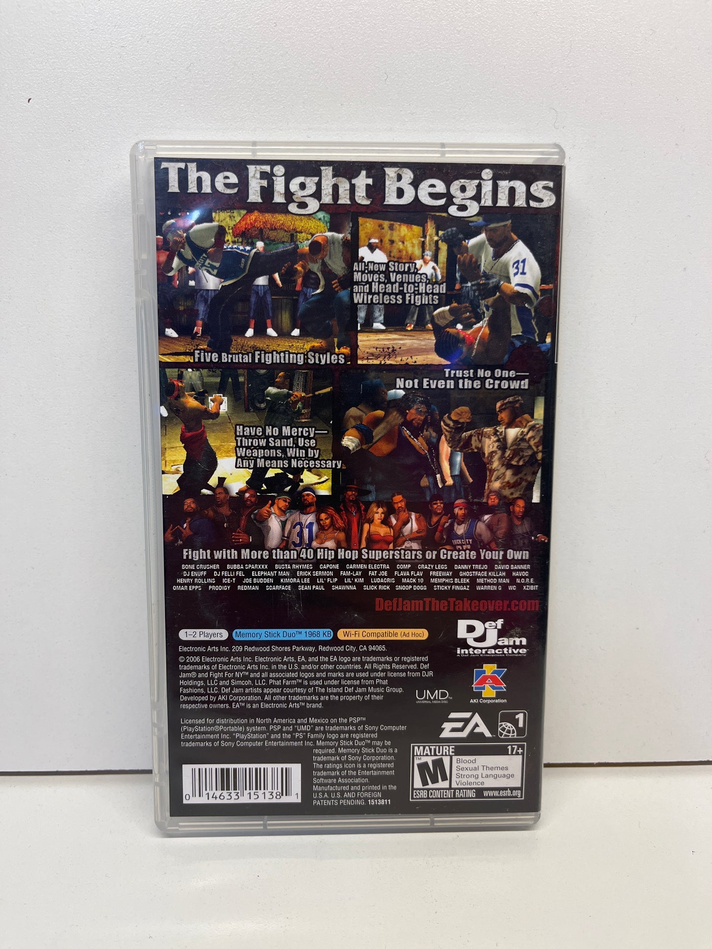 Def Jam Fight for NY The Takeover - PSP