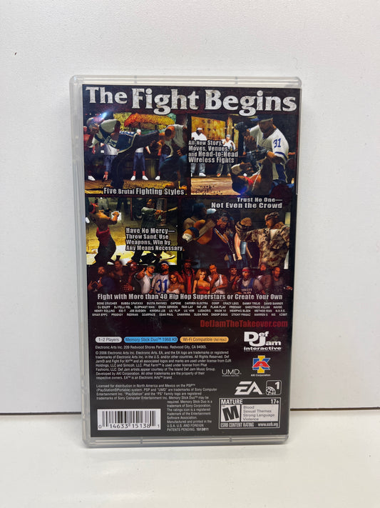 Def Jam Fight for NY The Takeover - PSP