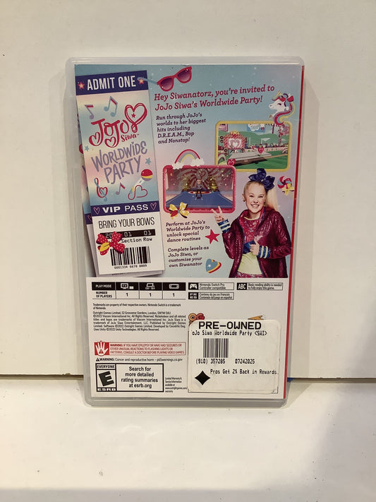 JoJo Siwa: Worldwide Party - Nintendo Switch
