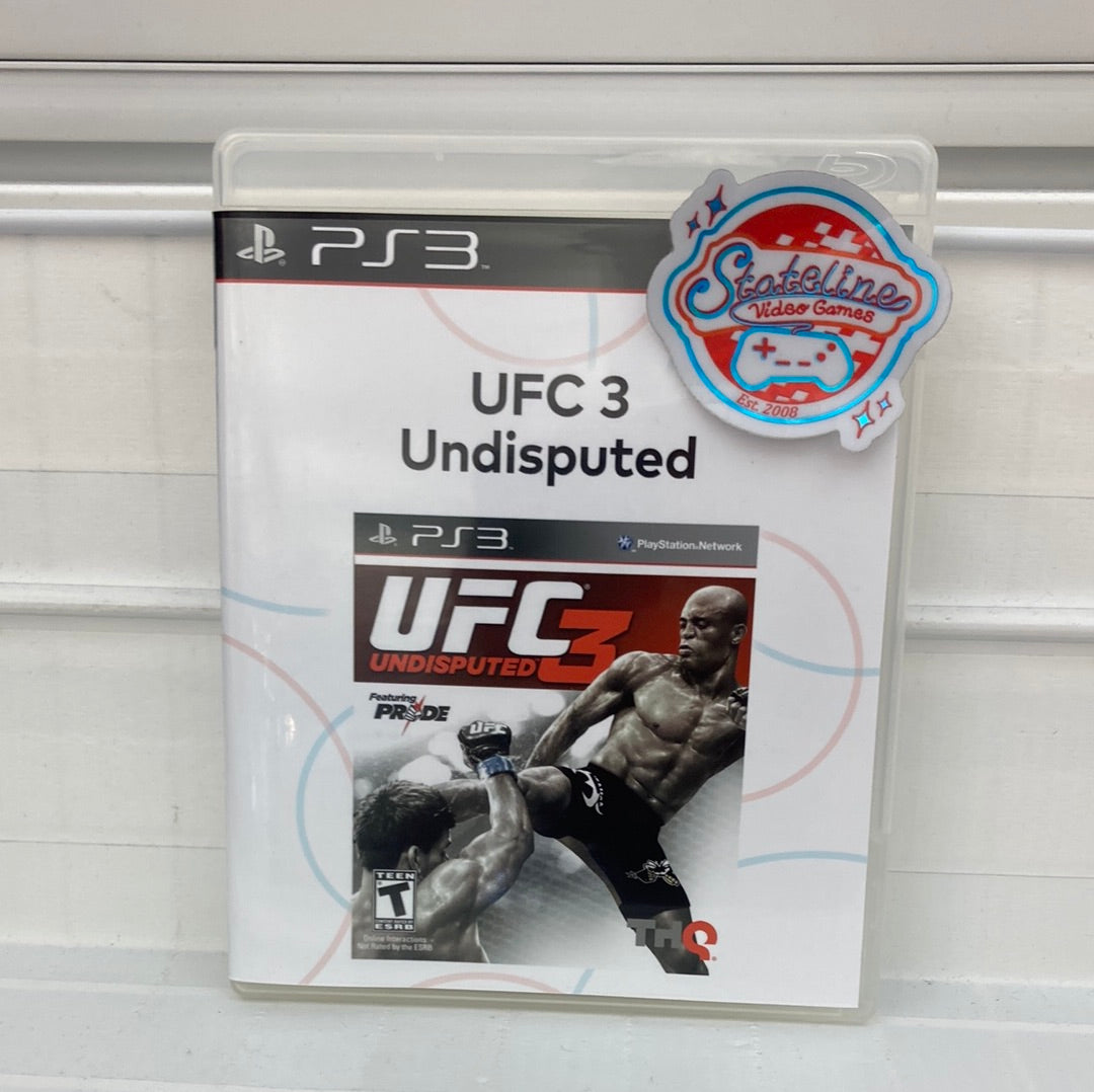 UFC Undisputed 3 - Playstation 3 – Stateline Video Games Inc.