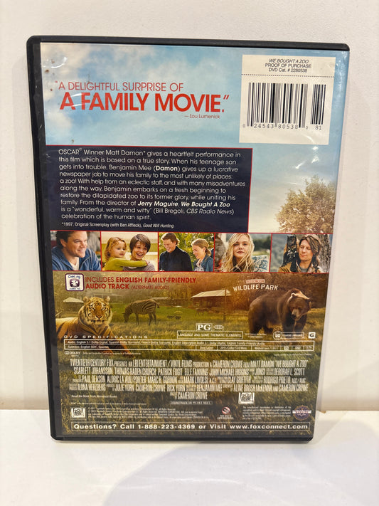 We Bought a Zoo - DVD