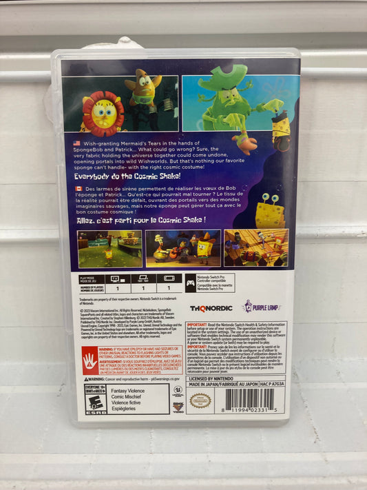 Spongebob Squarepants: The Cosmic Shake - Nintendo Switch