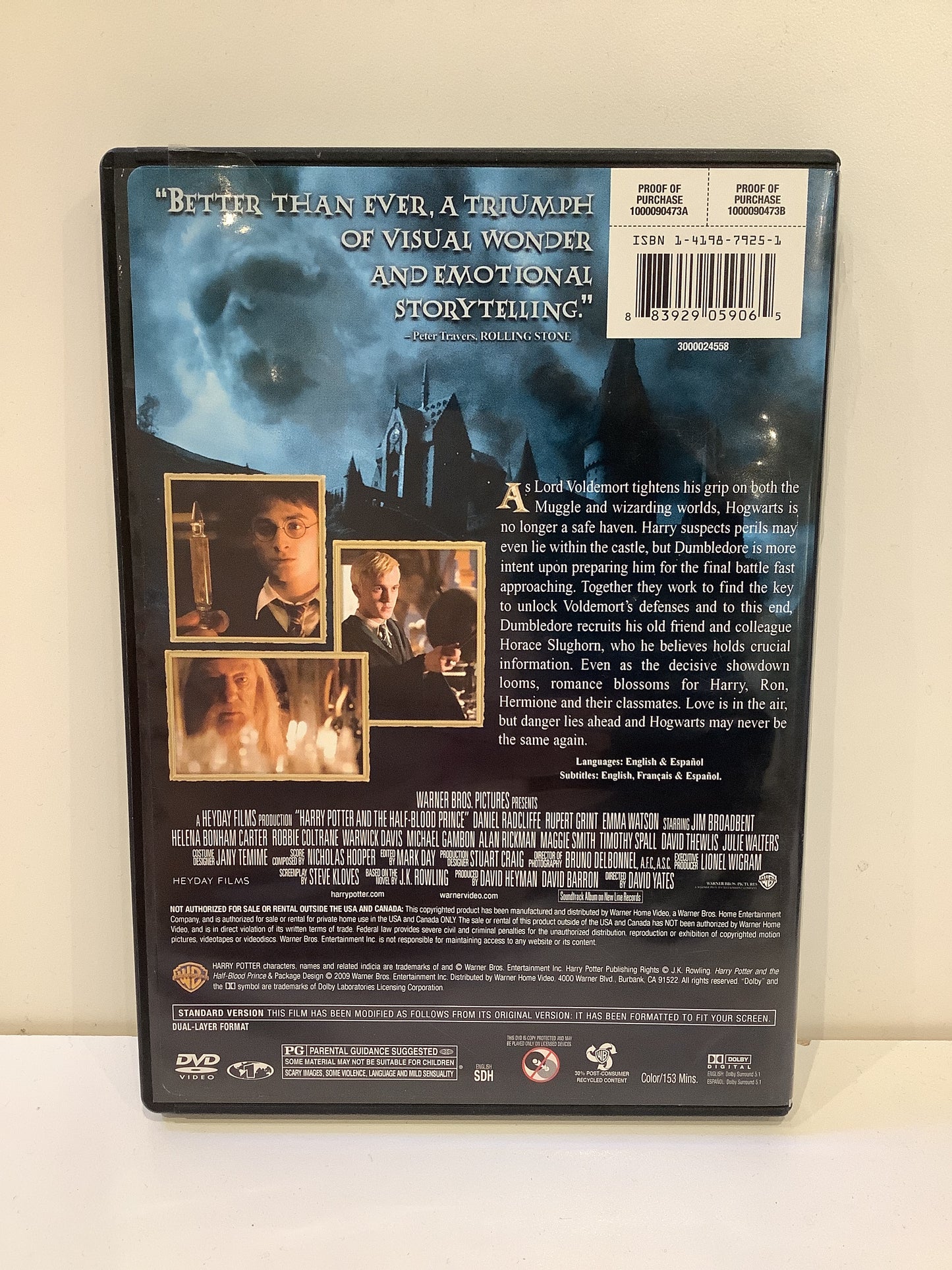 Harry Potter and the Half-Blood Prince - DVD