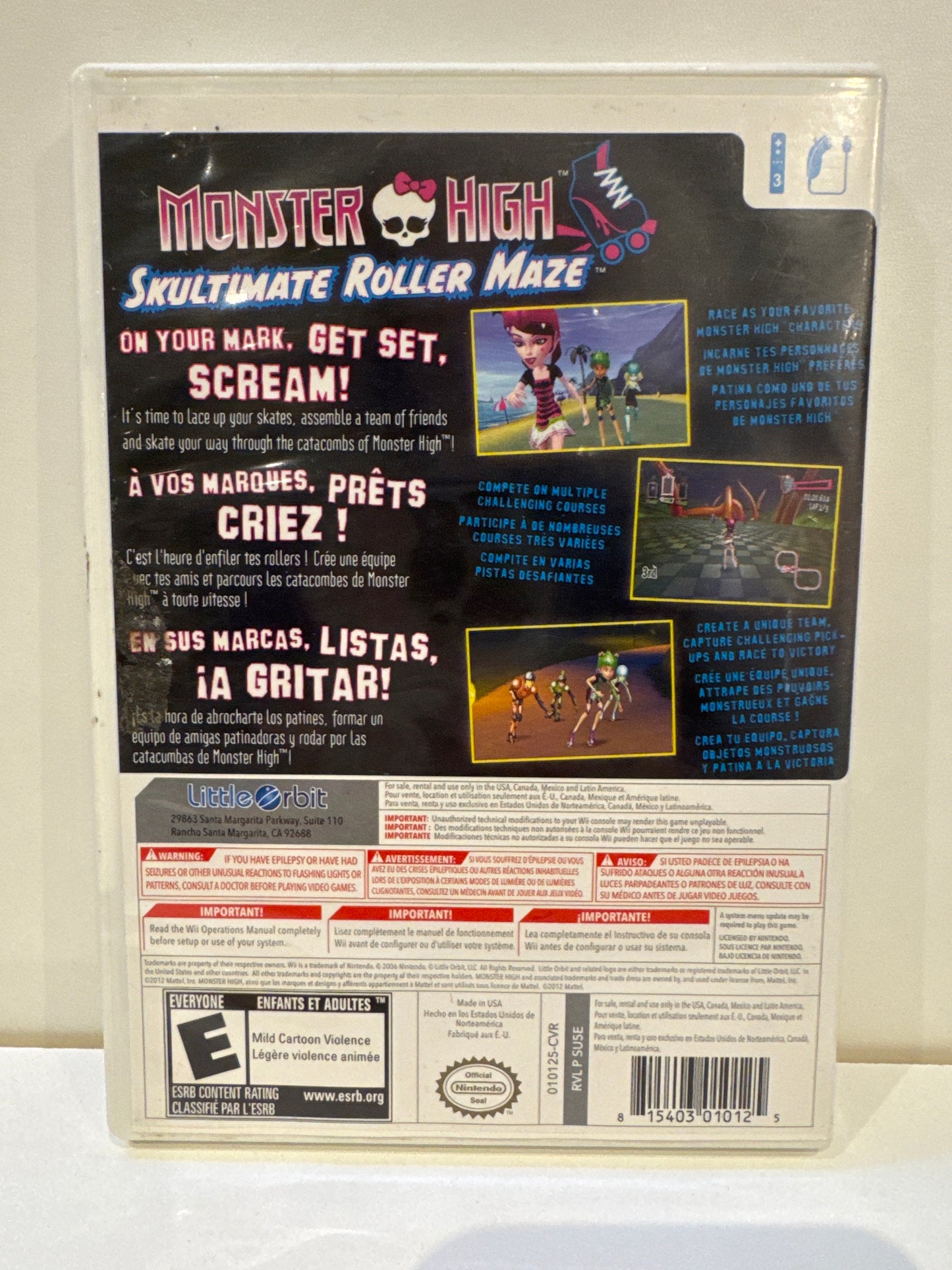 Monster High: Skultimate Roller Maze - Wii
