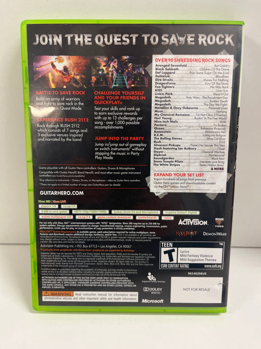 Guitar Hero: Warriors of Rock - Xbox 360