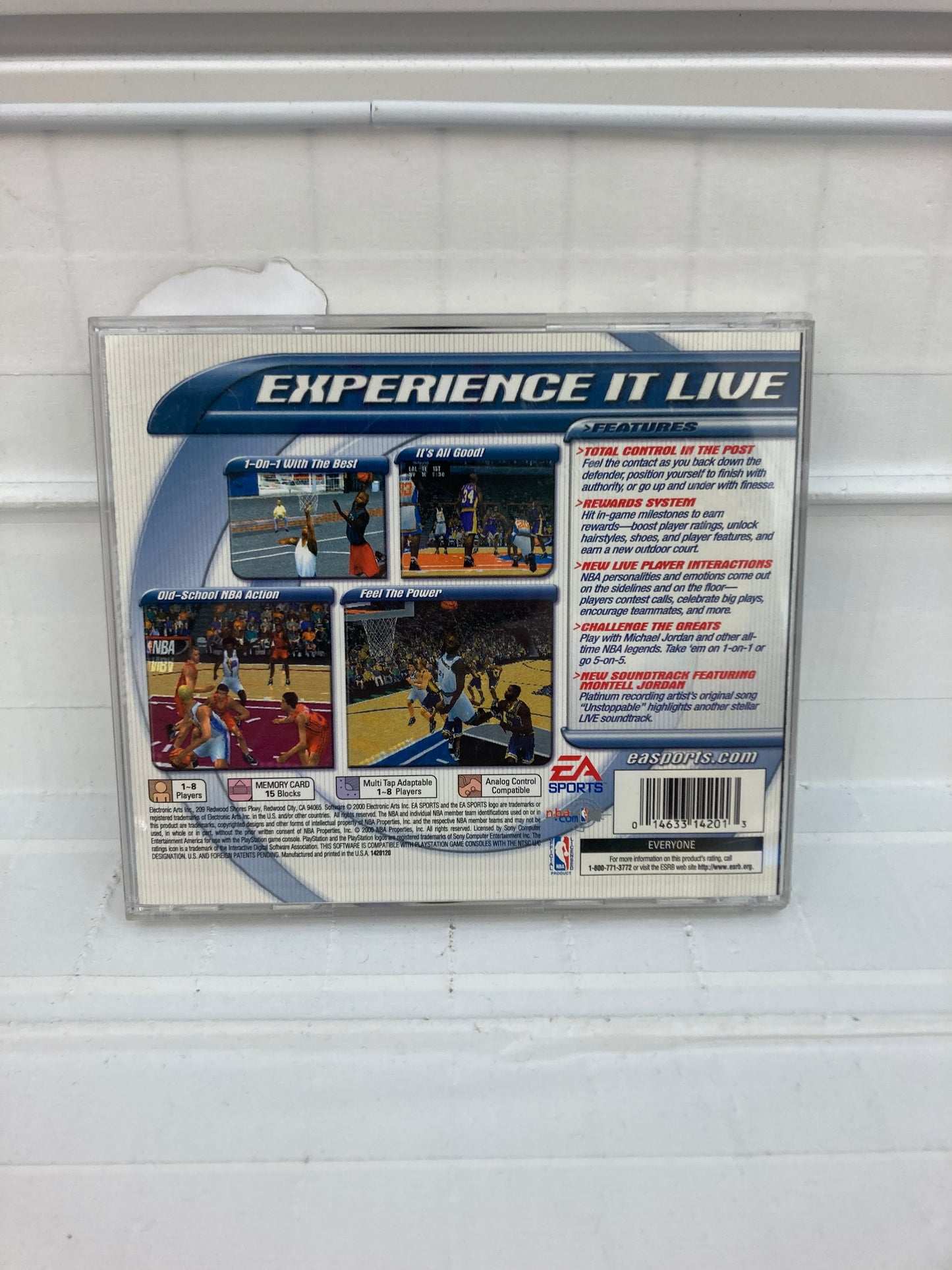 NBA Live 2001 - Playstation